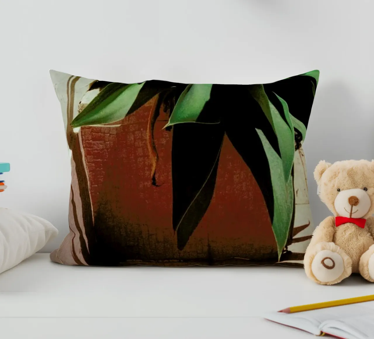 Analog Series Plant By The Pool cuscino da Sebastian Hilgetag