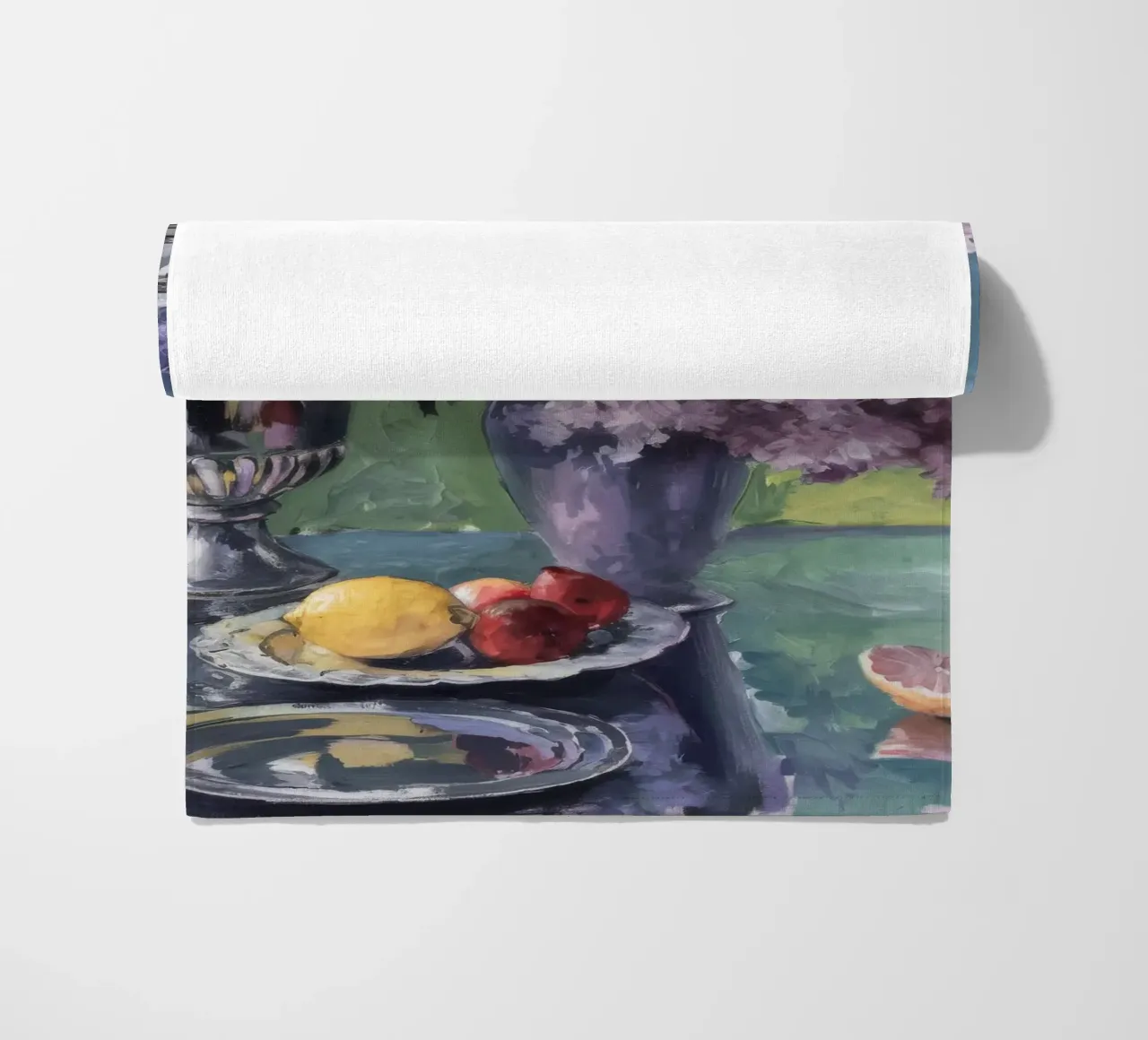 Lillà in brocca d'argento telo mare da Radiance Landscape