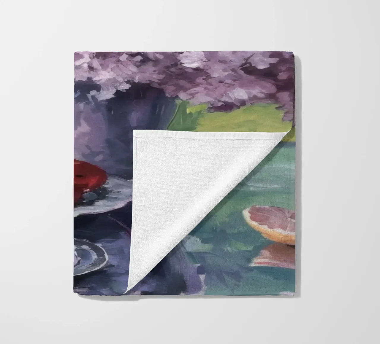 Lillà in brocca d'argento telo mare da Radiance Landscape