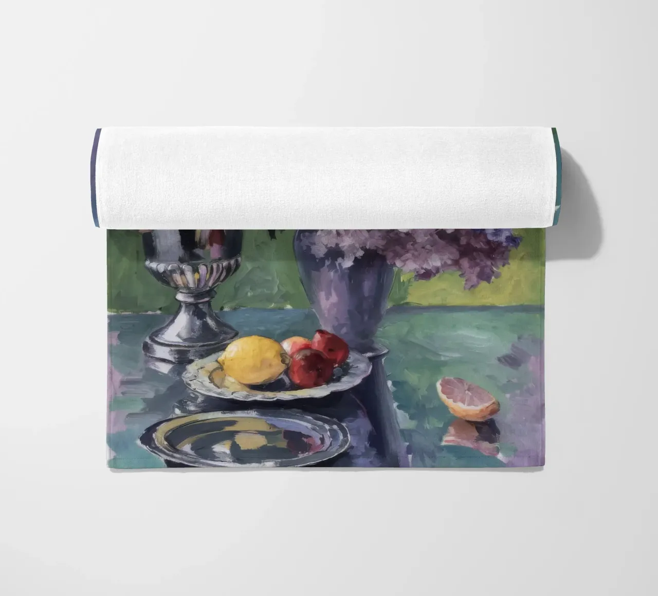 Lillà in brocca d'argento telo mare da Radiance Landscape