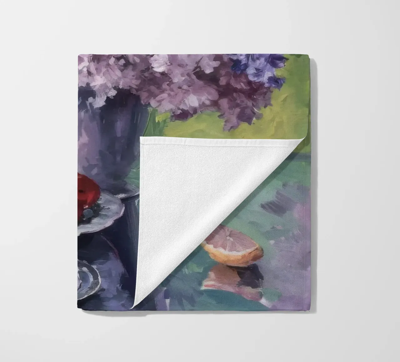 Lillà in brocca d'argento telo mare da Radiance Landscape