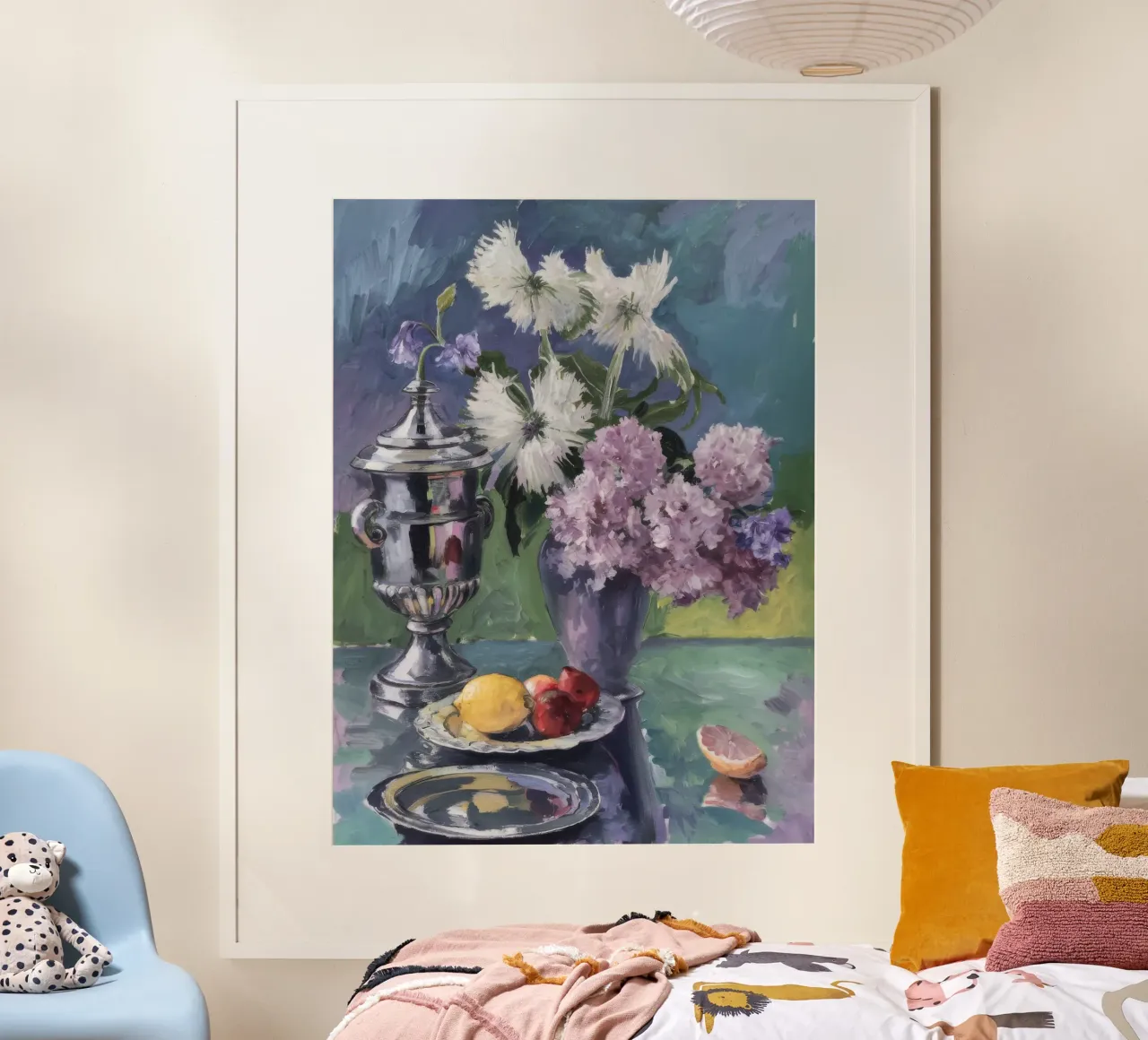 Lillà in brocca d'argento carta hahnemühle da Radiance Landscape