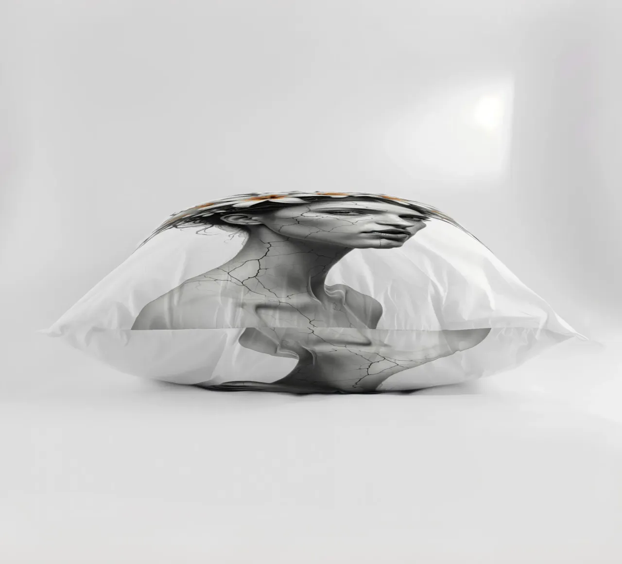 Ribellione in fiore cuscino da Dustlight Atelier