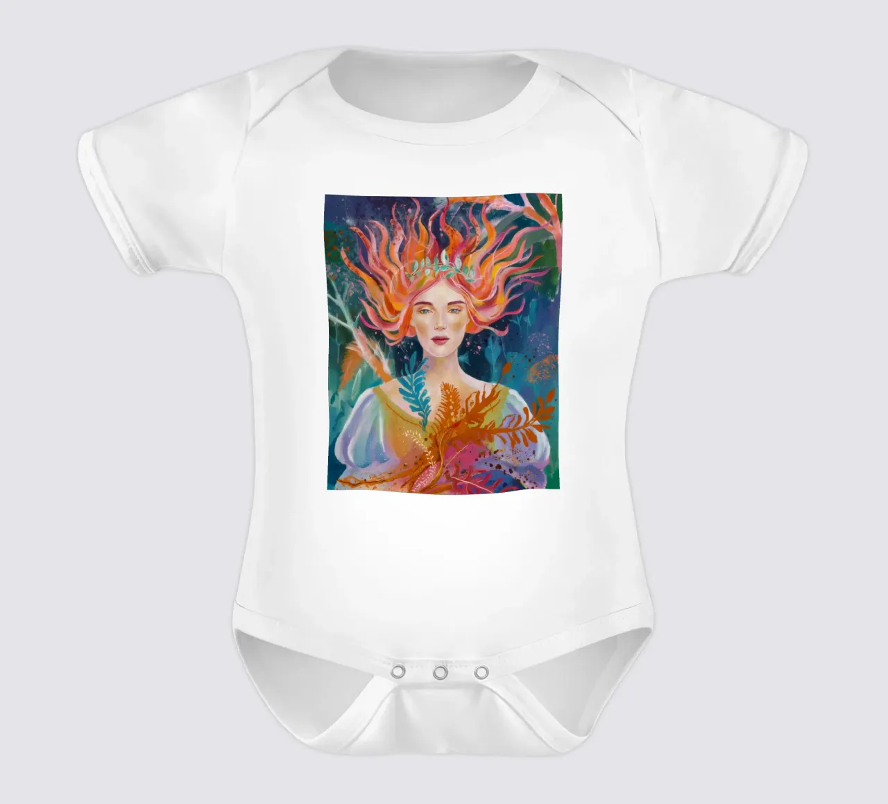 Mirada de penacho de fénix body de bebé de Vivid Reverie