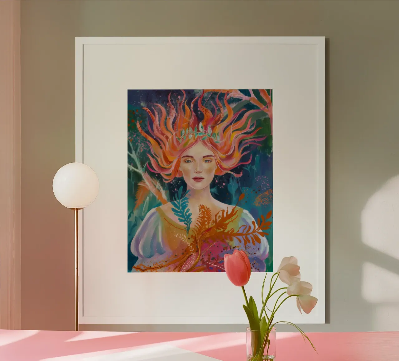 Mirada de penacho de fénix hahnemühle de Vivid Reverie