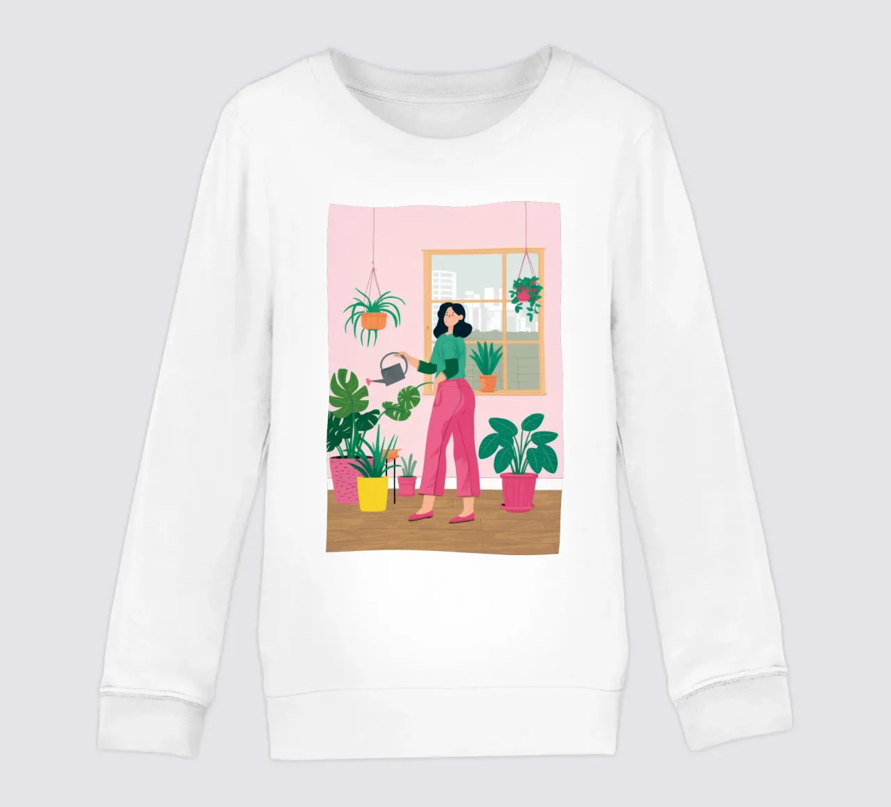 Déesse du pouce vert sweat enfant de Moonlite Desire