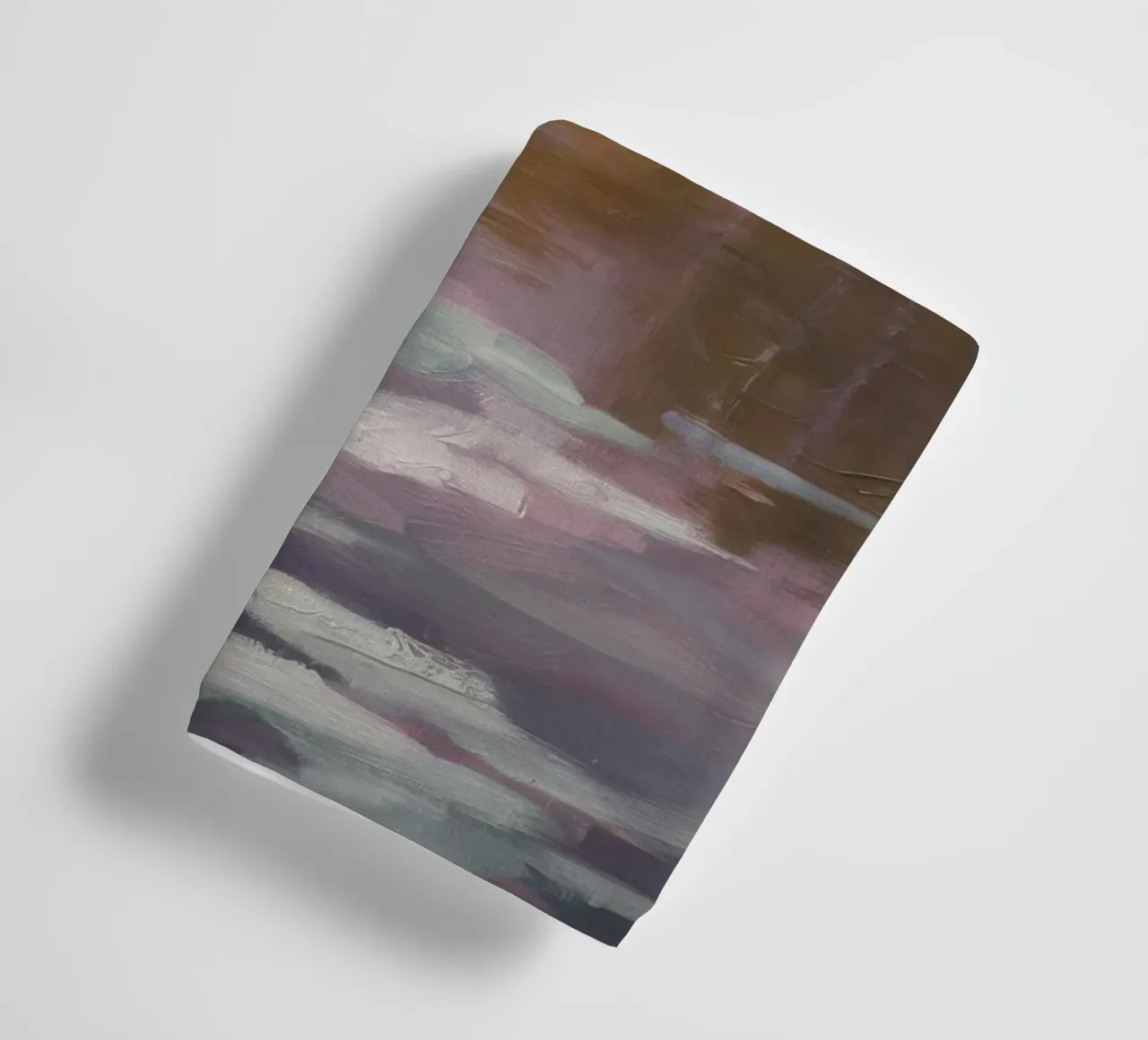 Frozen Lake Twilight towel by Radiance Landscape