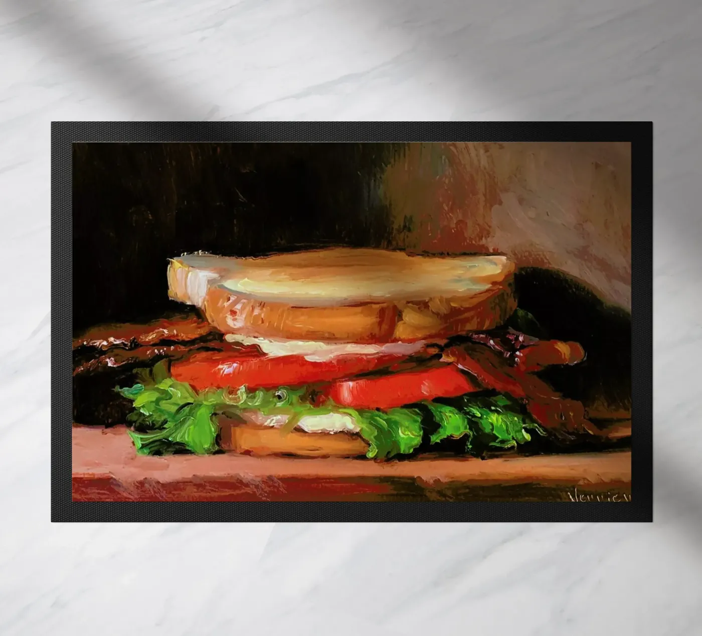 BLT doormat by Noah Verrier
