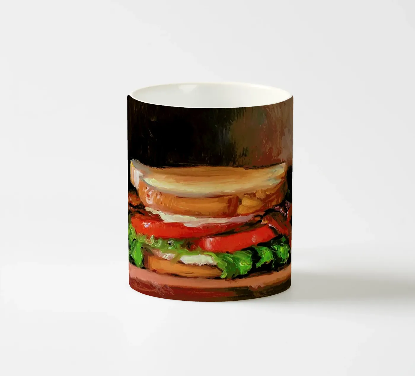 BLT ceramic mug by Noah Verrier