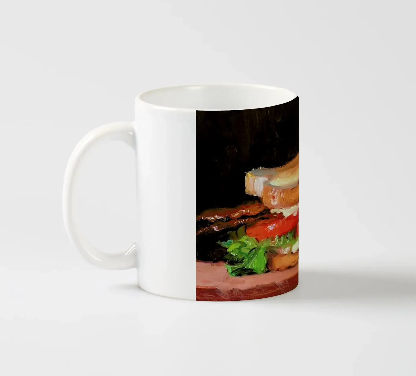 BLT ceramic mug by Noah Verrier