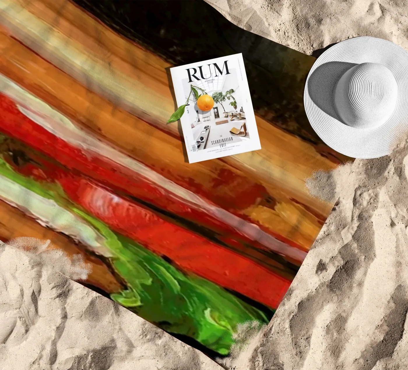 BLT beach towel by Noah Verrier