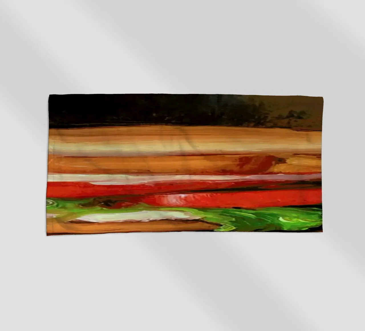 BLT beach towel by Noah Verrier