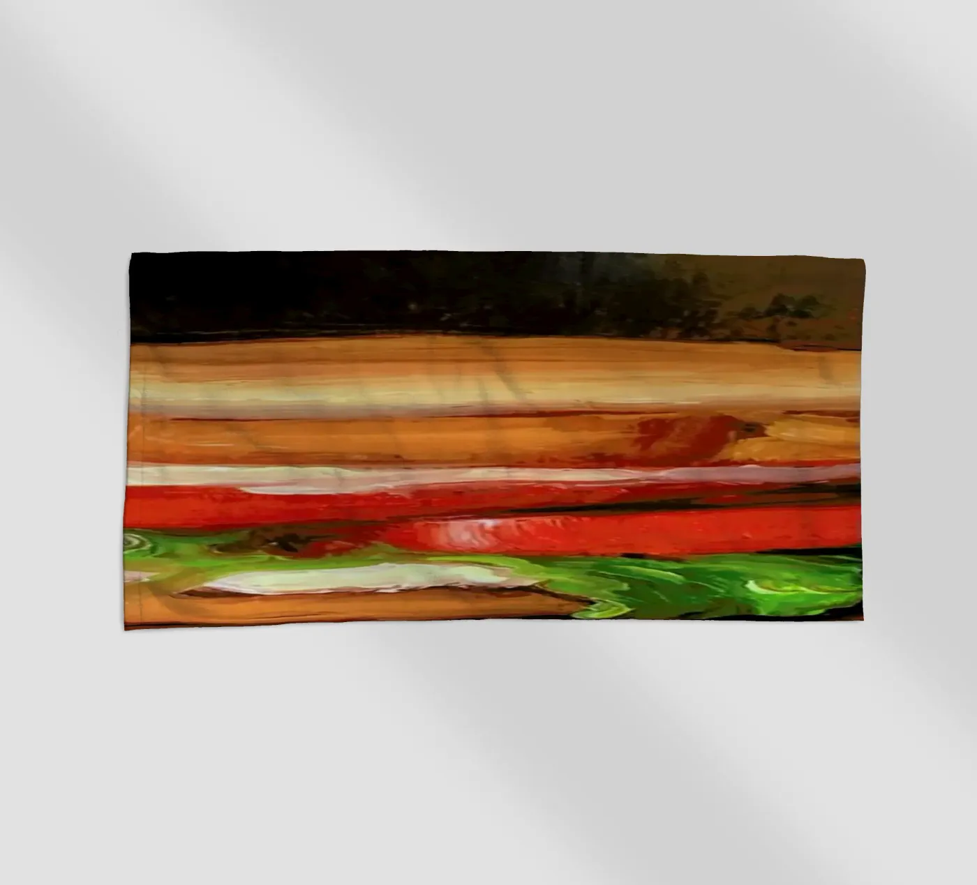 BLT beach towel by Noah Verrier