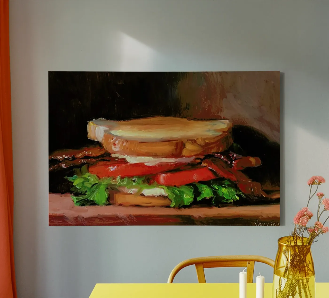 BLT canvas by Noah Verrier