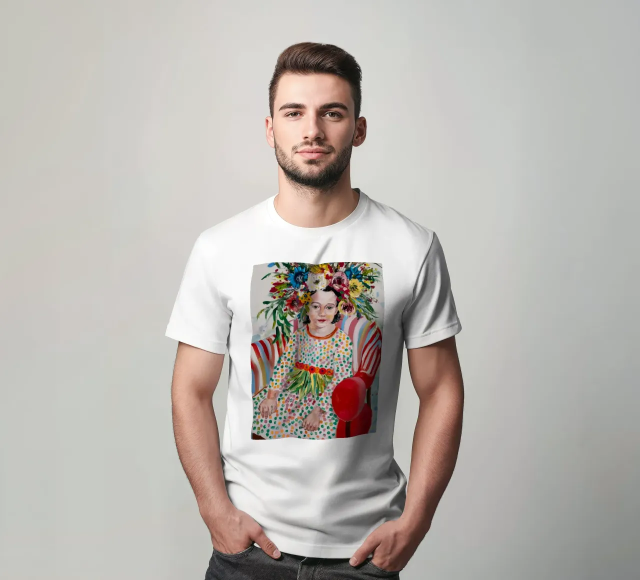 Festa della corona di fiori t-shirt da Vivid Reverie