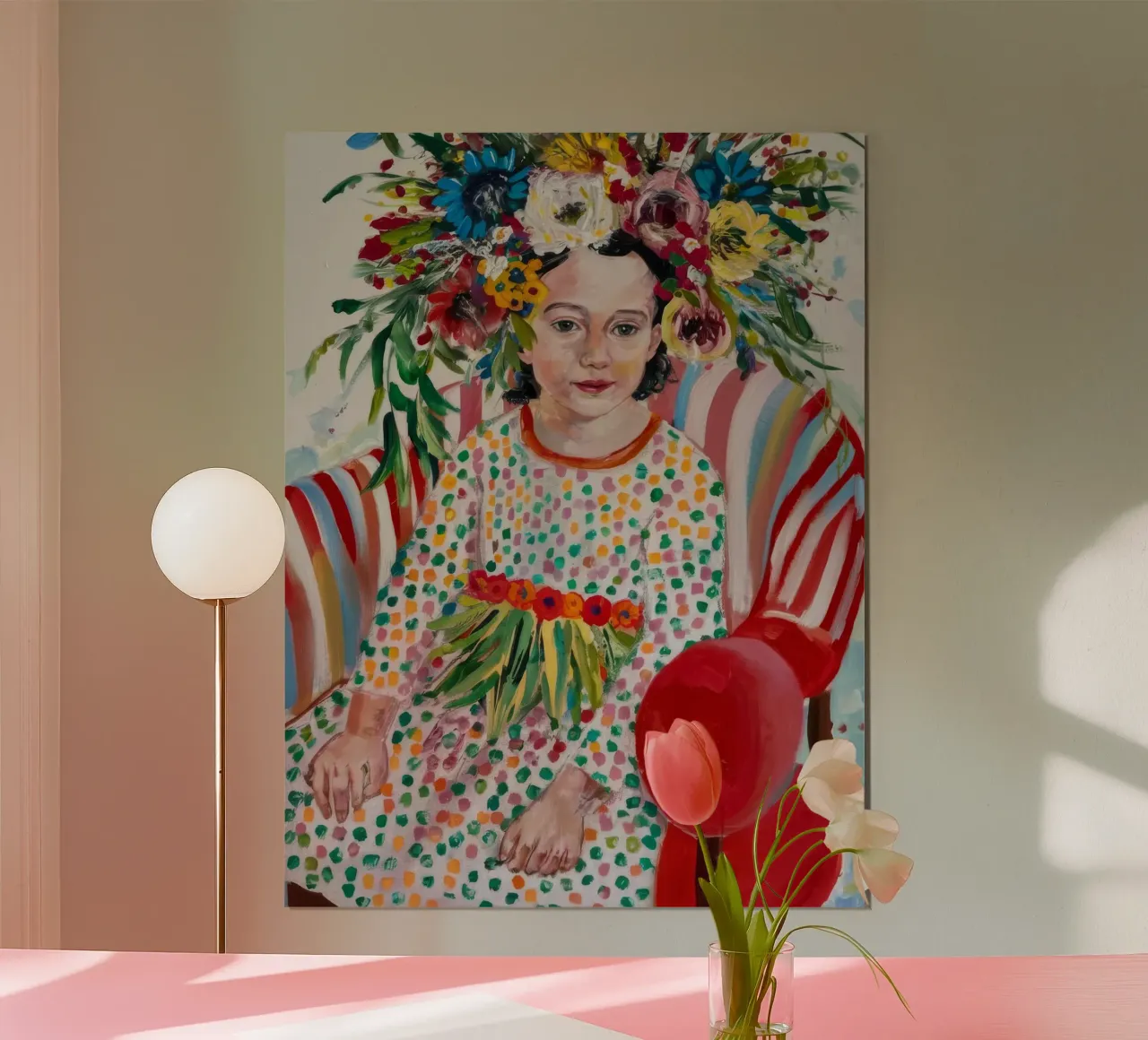 Festa della corona di fiori carta hahnemühle da Vivid Reverie