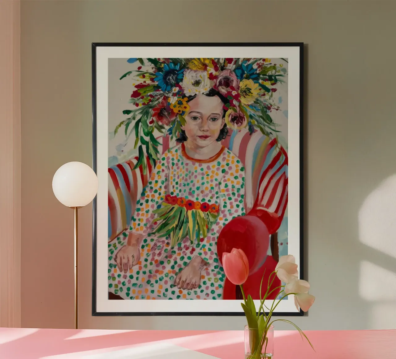 Festa della corona di fiori carta hahnemühle da Vivid Reverie