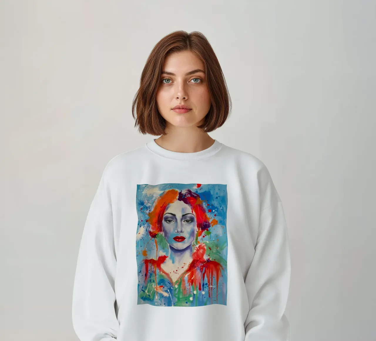 Chromatische Tränenflecken Sweatshirt von Vivid Reverie