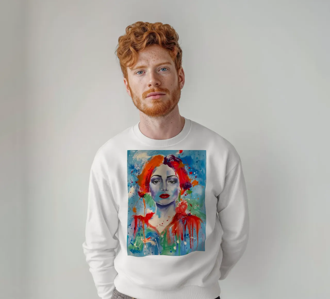 Chromatische Tränenflecken Sweatshirt von Vivid Reverie