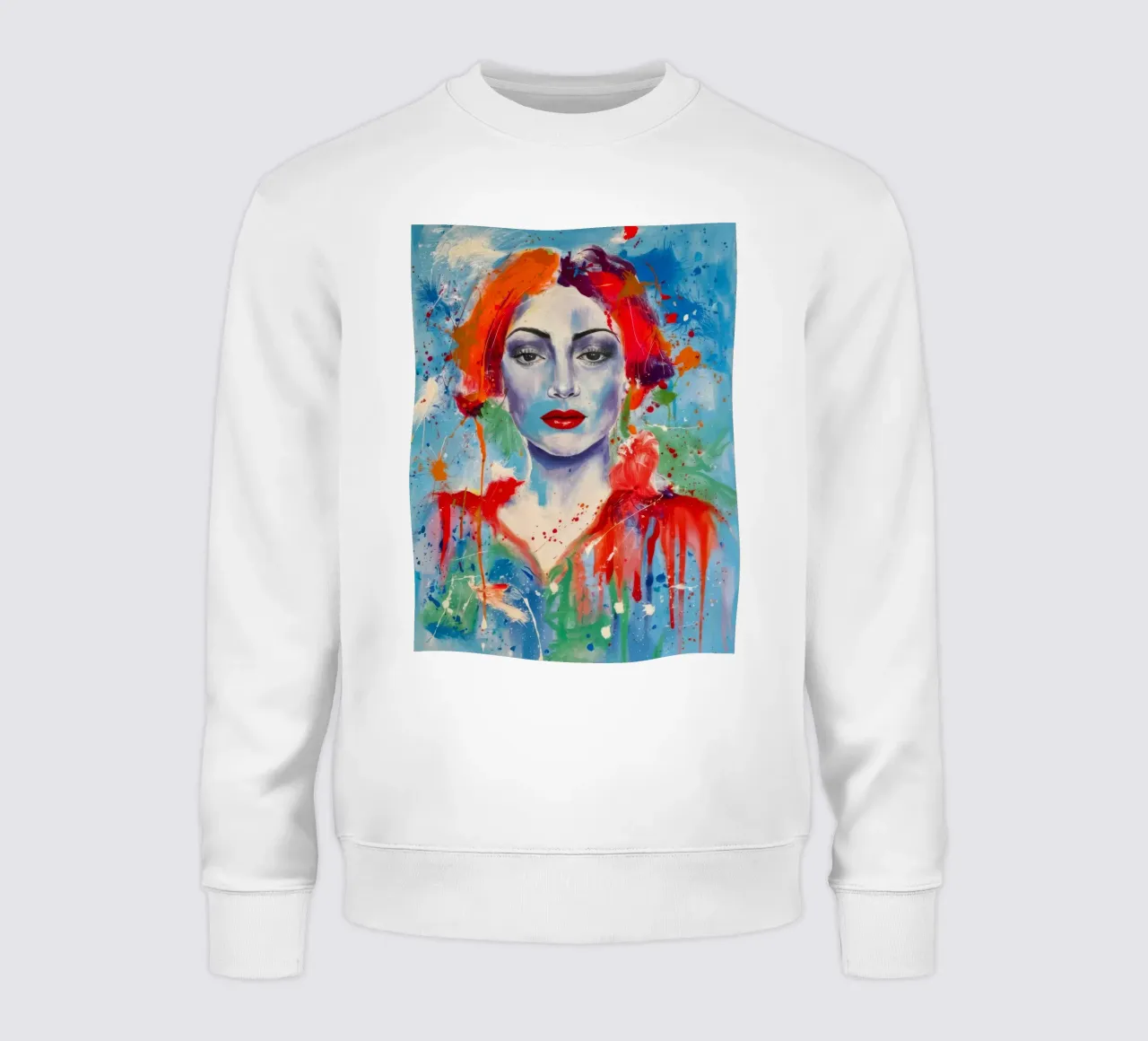 Chromatische Tränenflecken Sweatshirt von Vivid Reverie