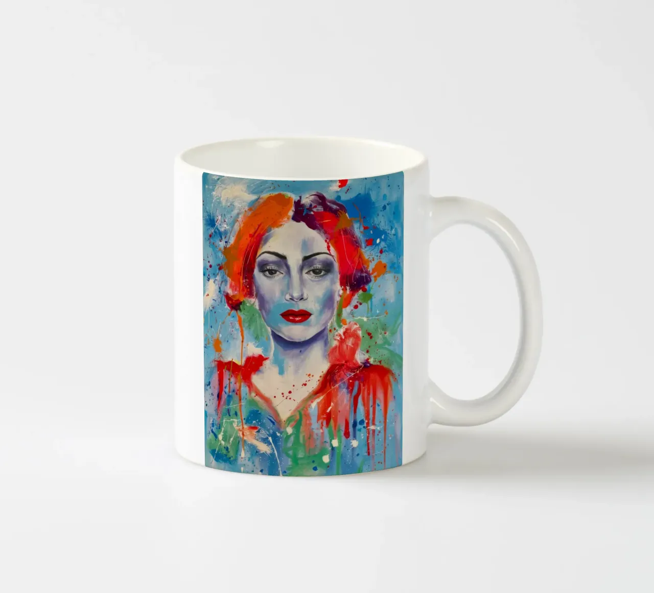 Macchie di lacrime cromatiche tazza in ceramica da Vivid Reverie