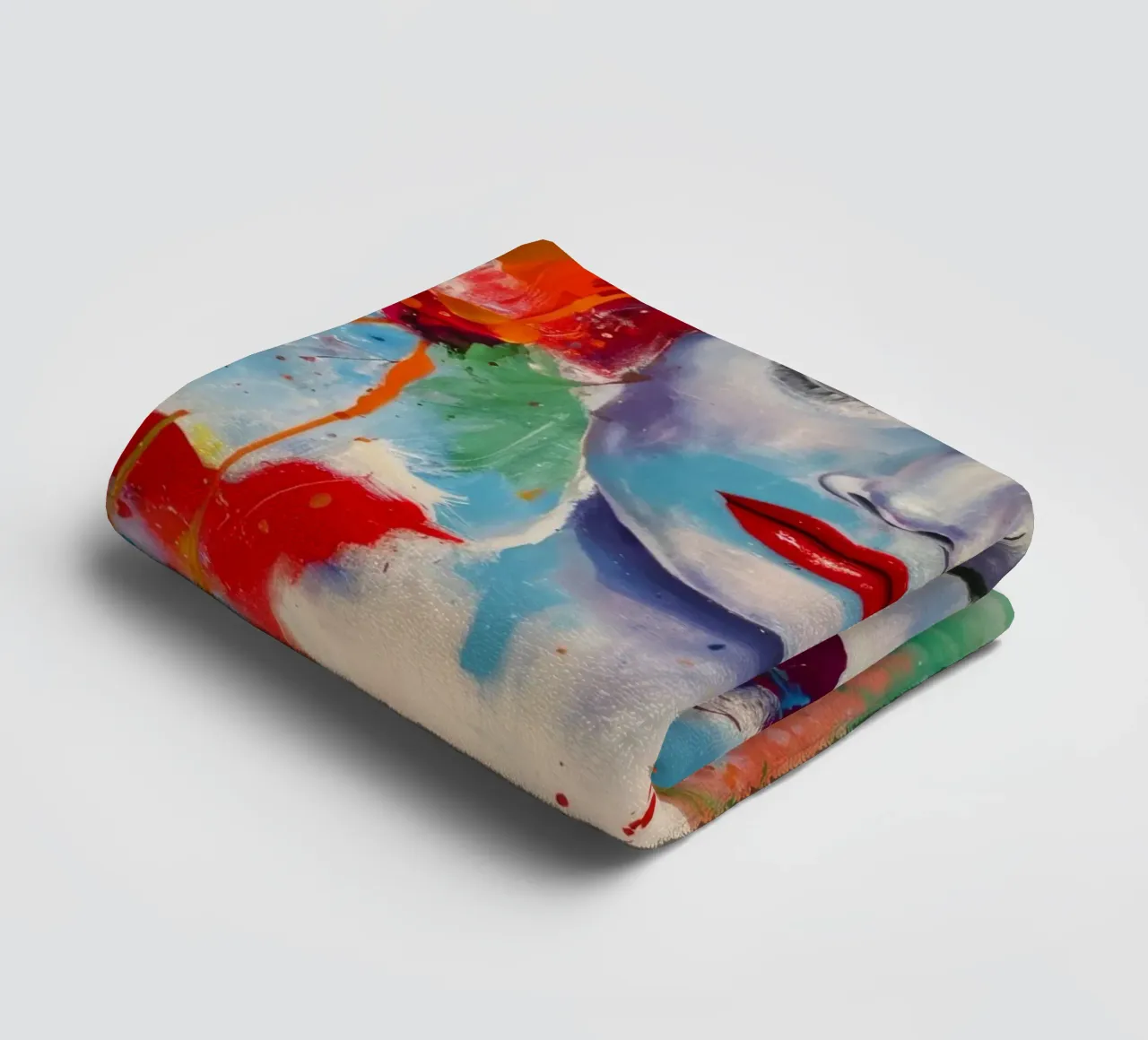 Macchie di lacrime cromatiche asciugamano da bagno da Vivid Reverie