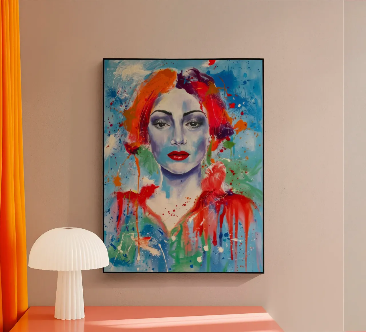 Macchie di lacrime cromatiche plexiglass da Vivid Reverie