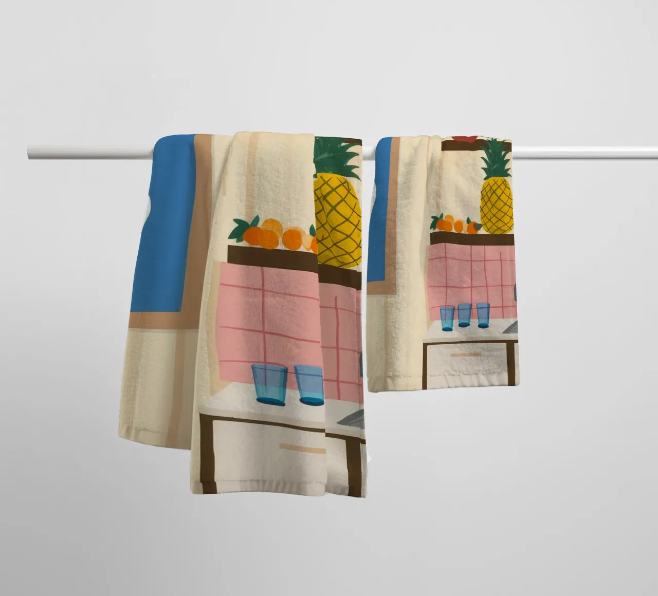 Cucina a base di uova di ananas asciugamano da bagno da Moonlite Desire