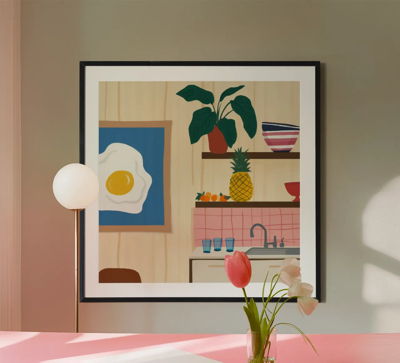 Cucina a base di uova di ananas carta hahnemühle da Moonlite Desire