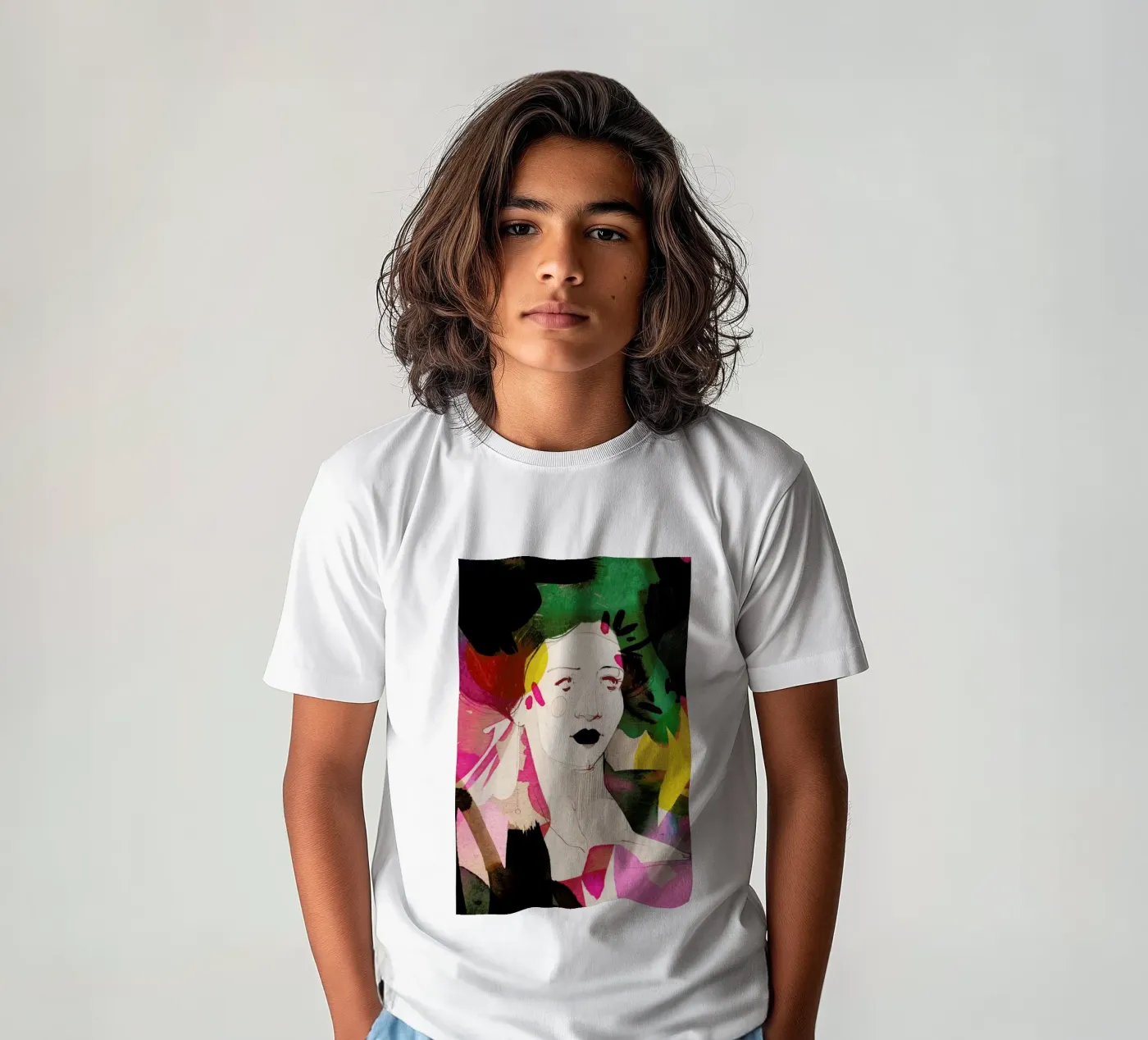 Bold kinder t-shirt van Ekaterina Koroleva