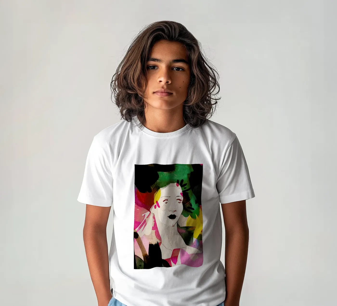 Bold kinder t-shirt van Ekaterina Koroleva