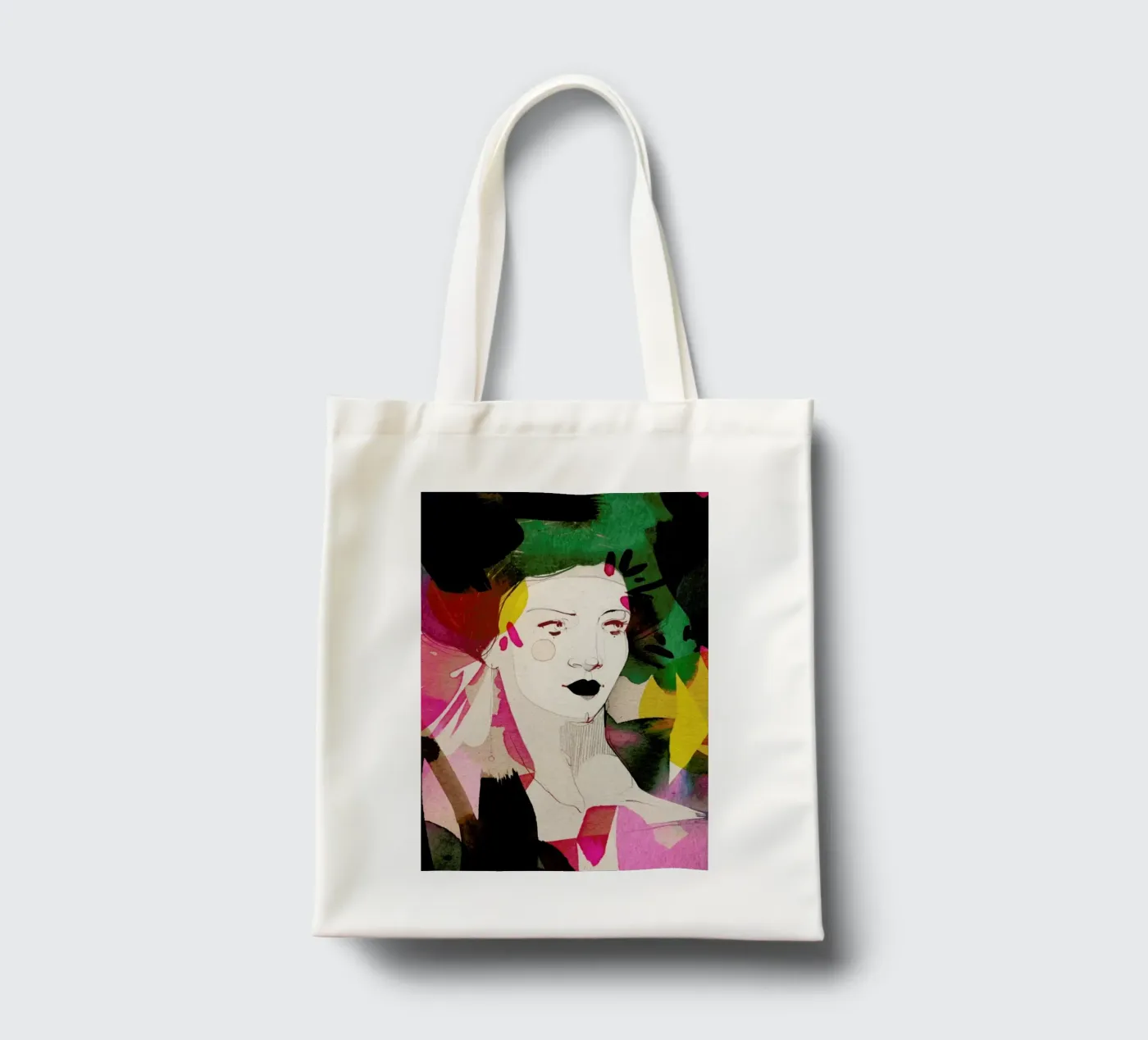 Bold tote bag by Ekaterina Koroleva