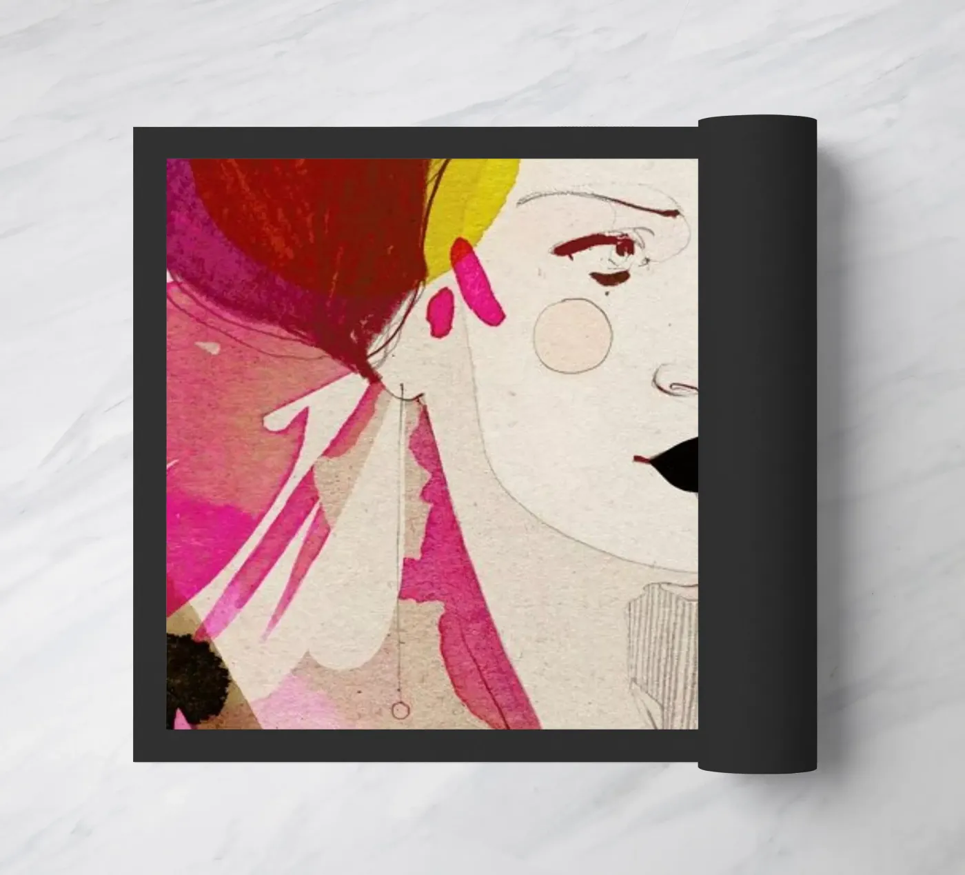 Bold Fußmatte von Ekaterina Koroleva