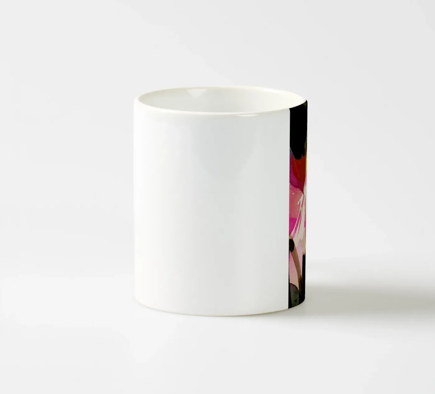 Bold ceramic mug by Ekaterina Koroleva