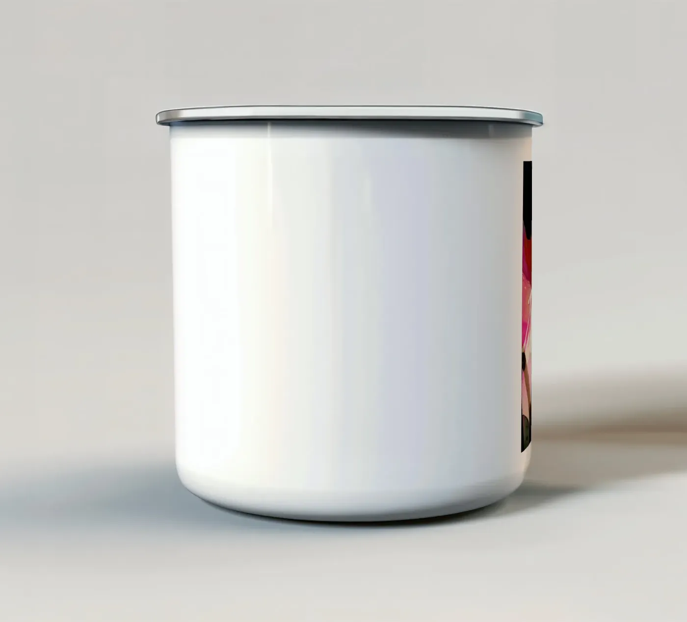 Bold enamel mug by Ekaterina Koroleva