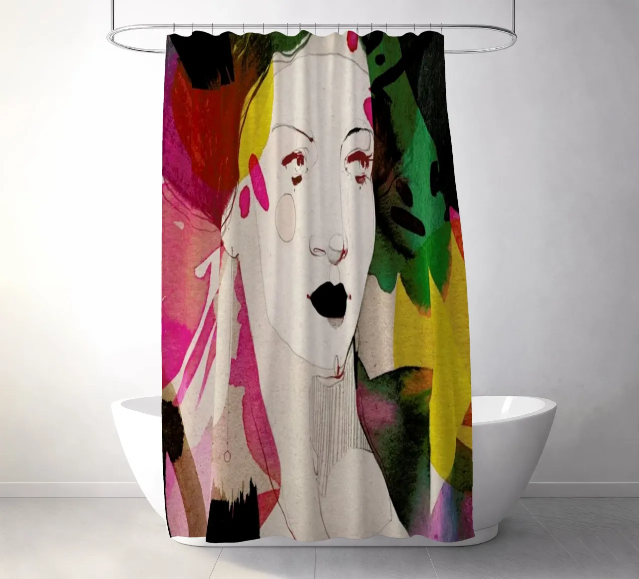 Bold douchegordijn van Ekaterina Koroleva