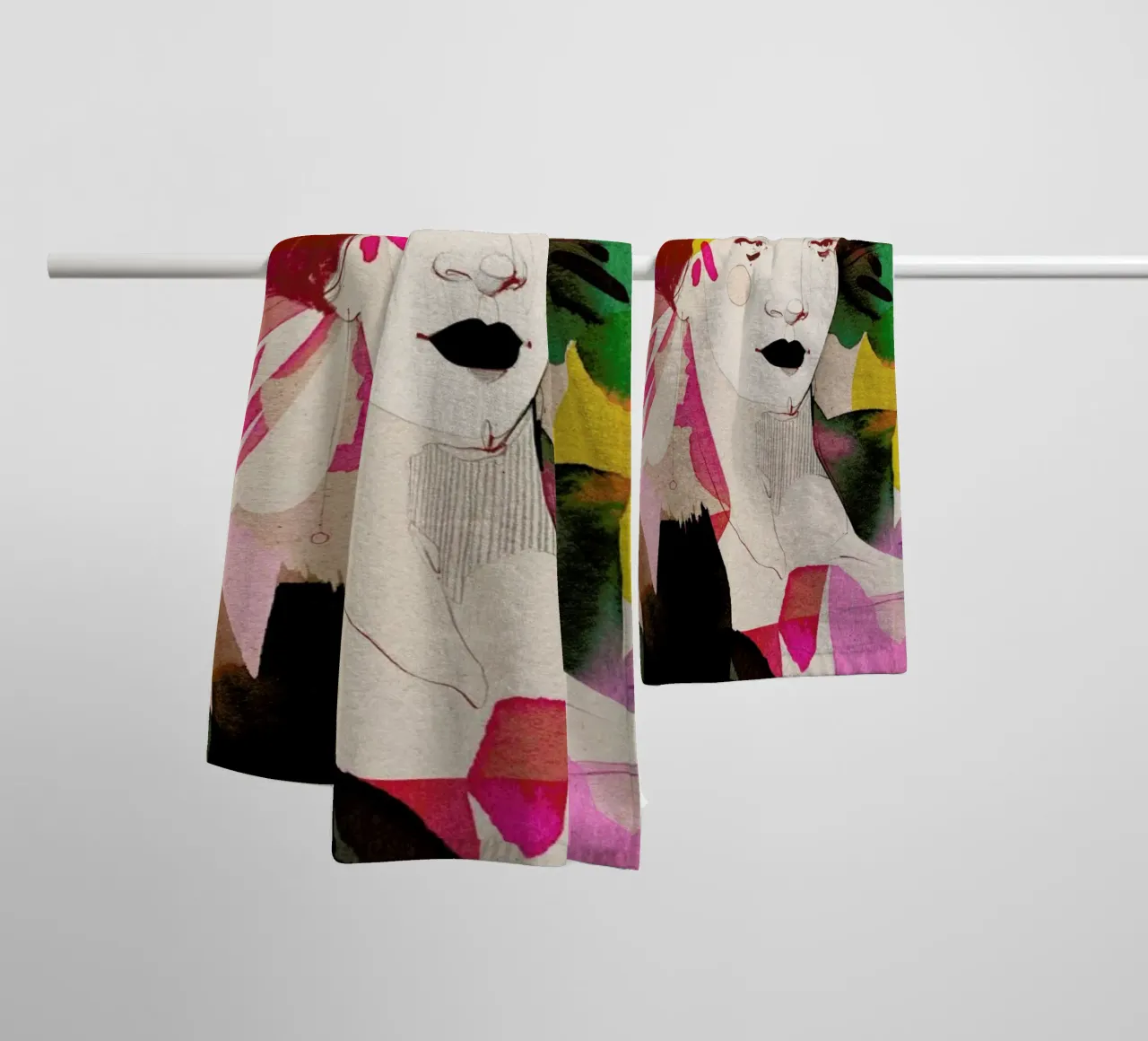 Bold towel by Ekaterina Koroleva