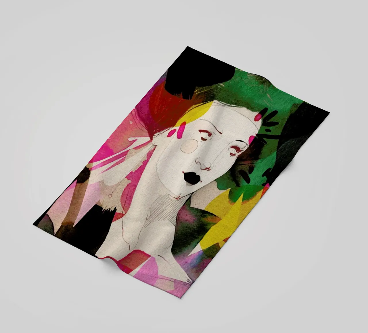 Bold Strandtuch von Ekaterina Koroleva