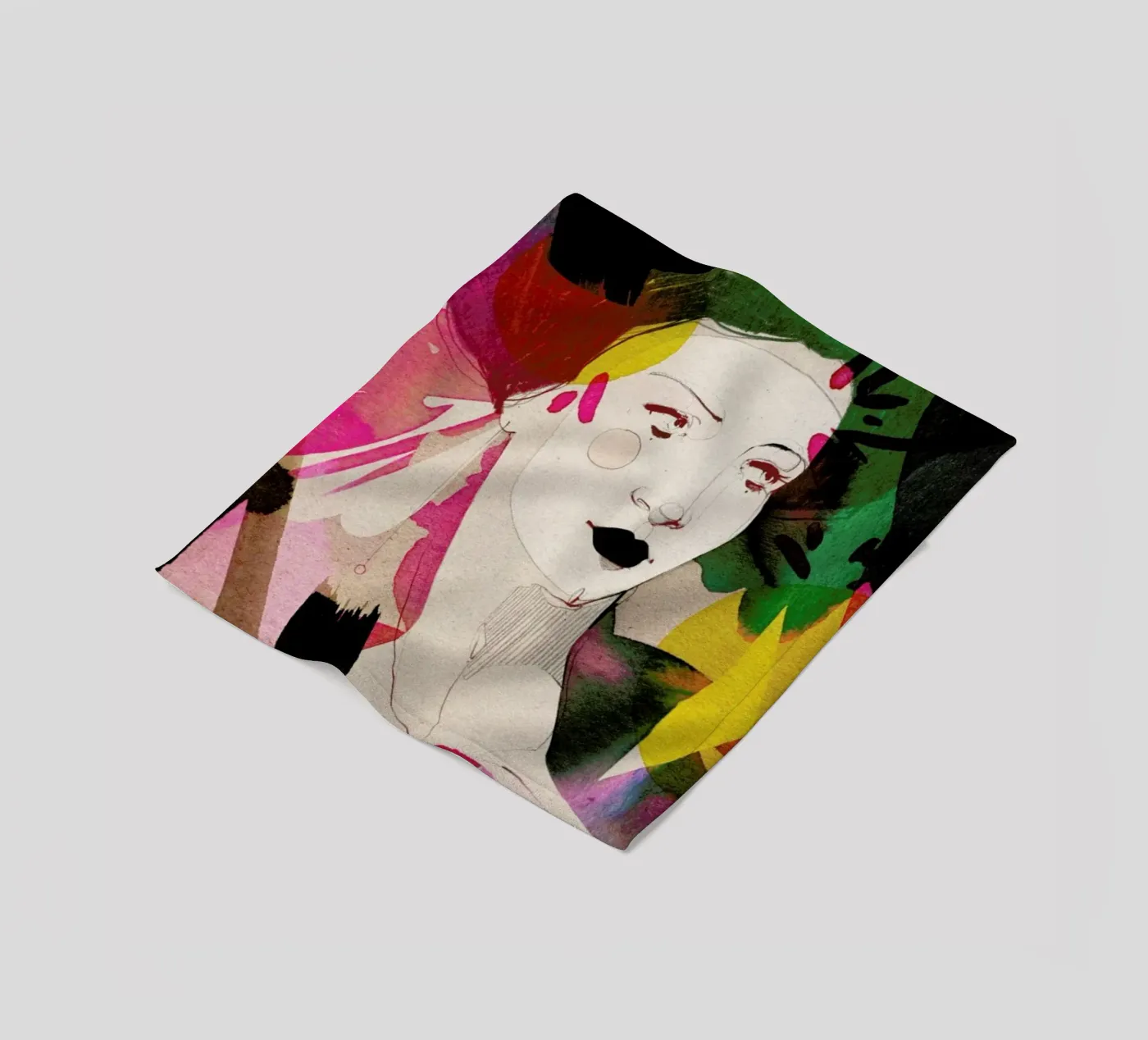 Bold Fleecedecke von Ekaterina Koroleva
