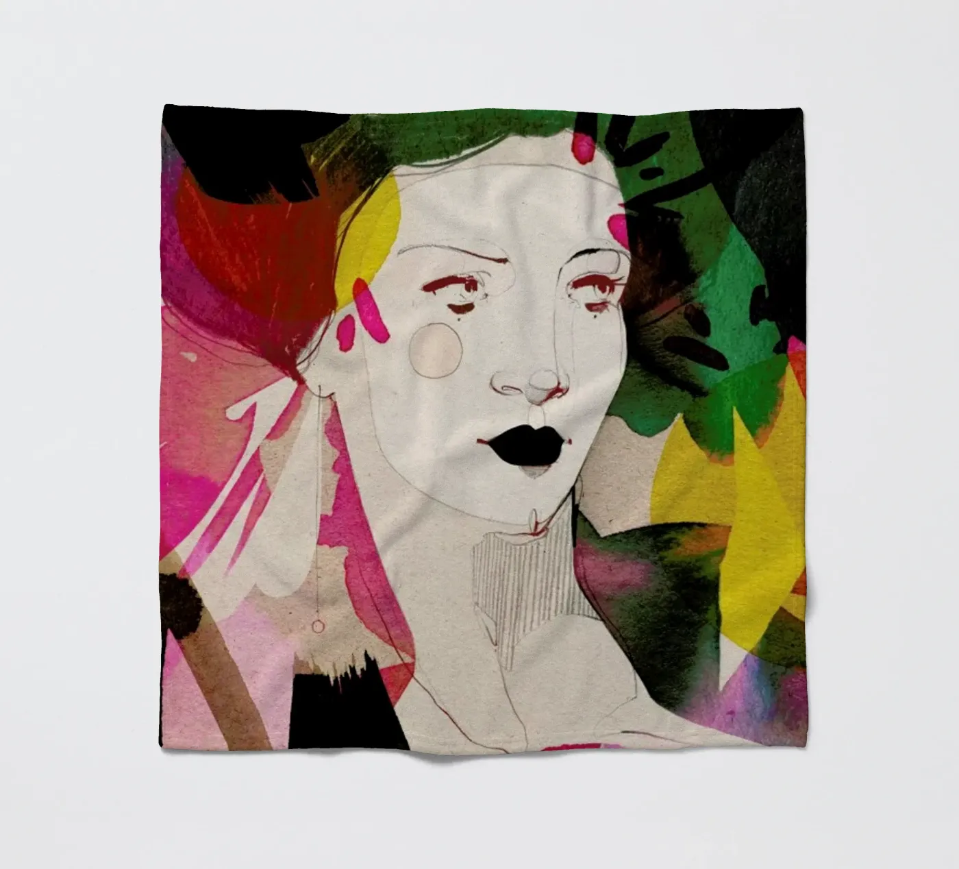 Bold Fleecedecke von Ekaterina Koroleva