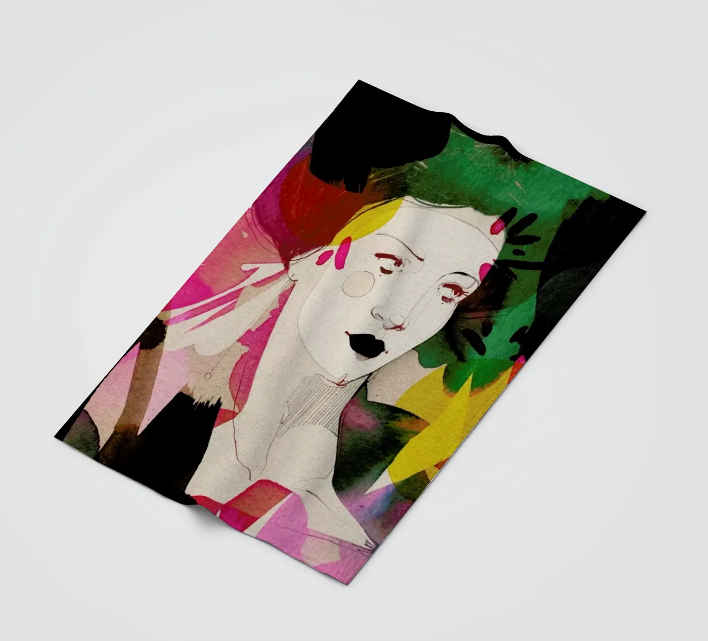 Bold Fleecedecke von Ekaterina Koroleva