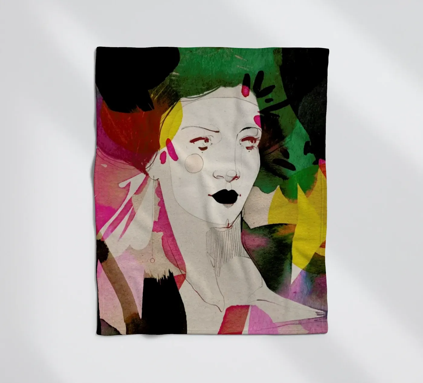 Bold Fleecedecke von Ekaterina Koroleva