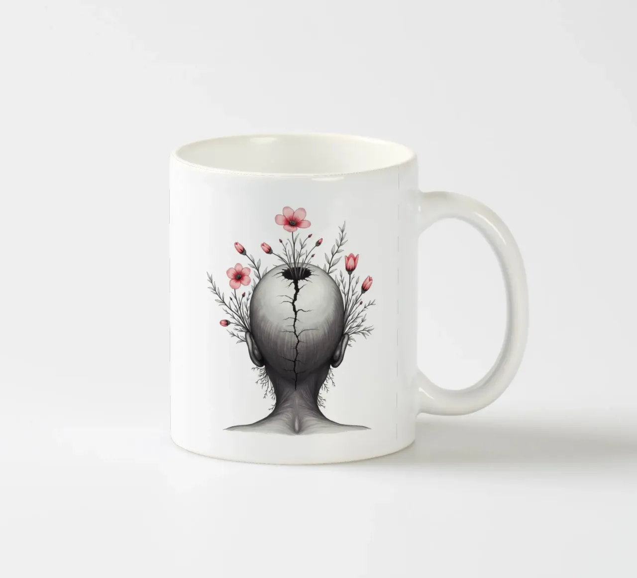 Cosa cresce dalla pausa tazza in ceramica da Dustlight Atelier