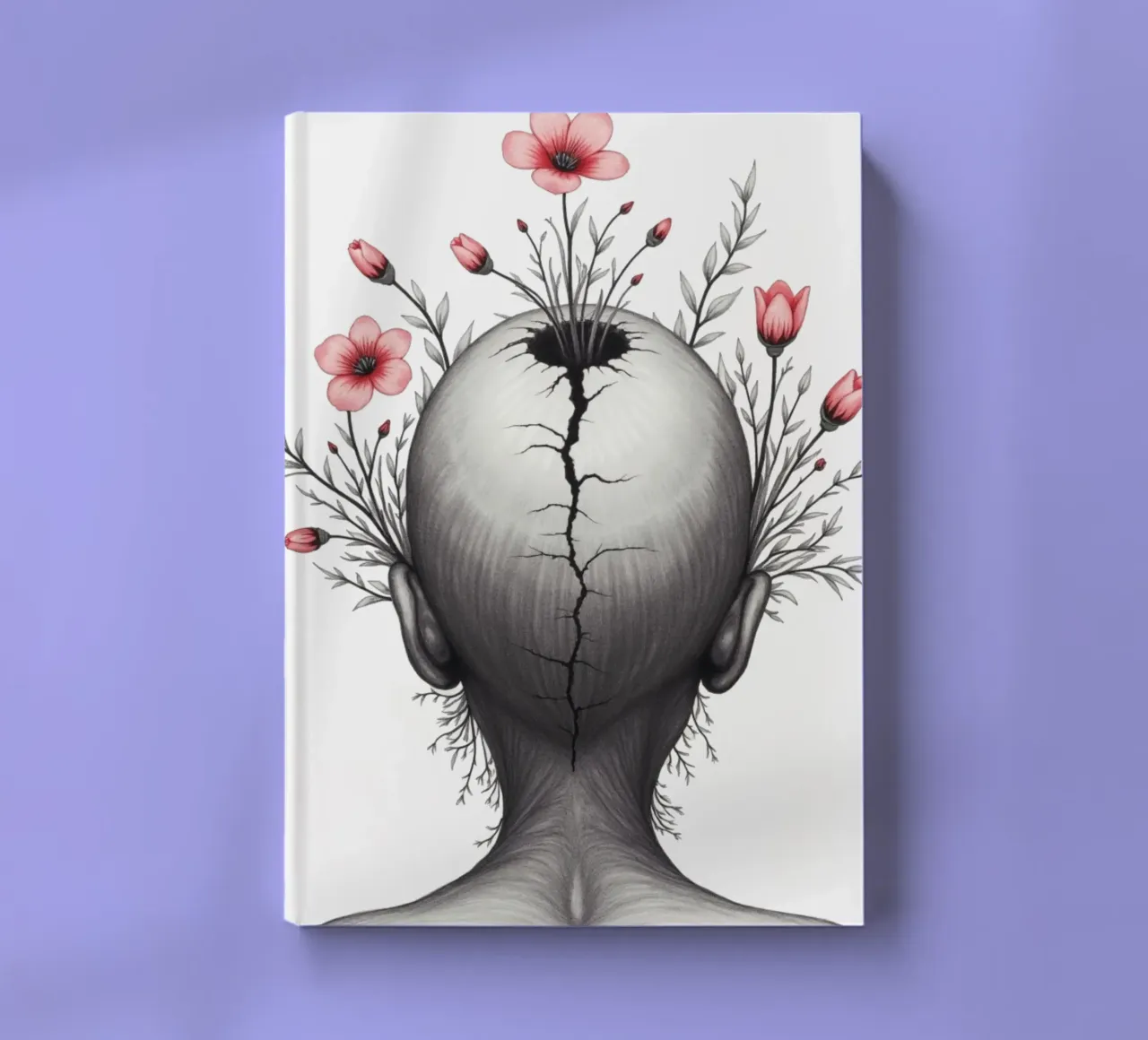 What Grows From the Break notebook by Dustlight Atelier