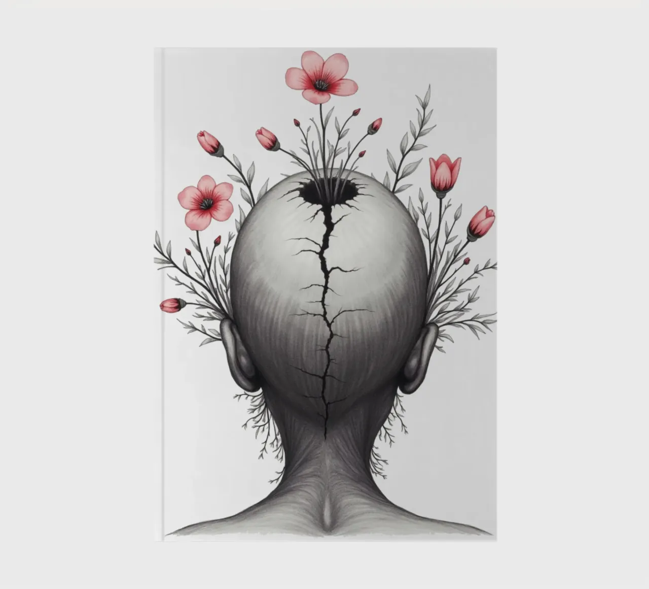 What Grows From the Break notebook by Dustlight Atelier