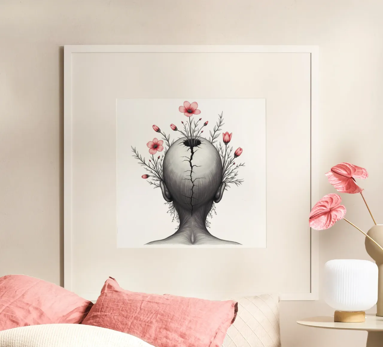 Ce qui pousse à partir de la rupture poster de Dustlight Atelier