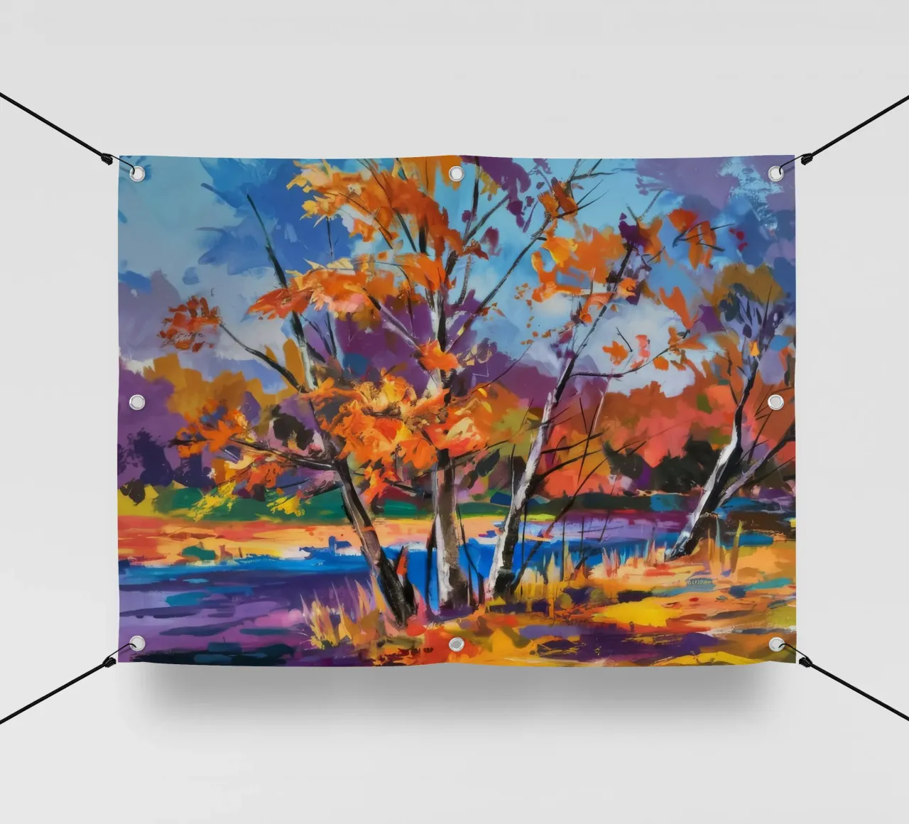Betulla Fuoco d'Autunno telo in pvc da Radiance Landscape
