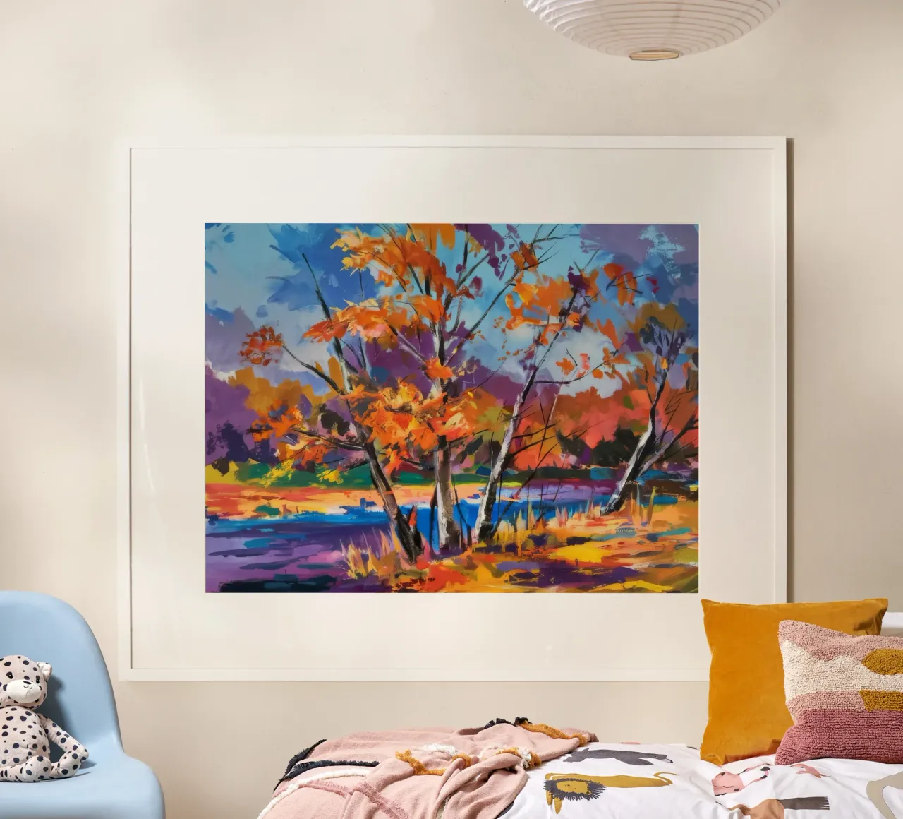 Betulla Fuoco d'Autunno carta hahnemühle da Radiance Landscape