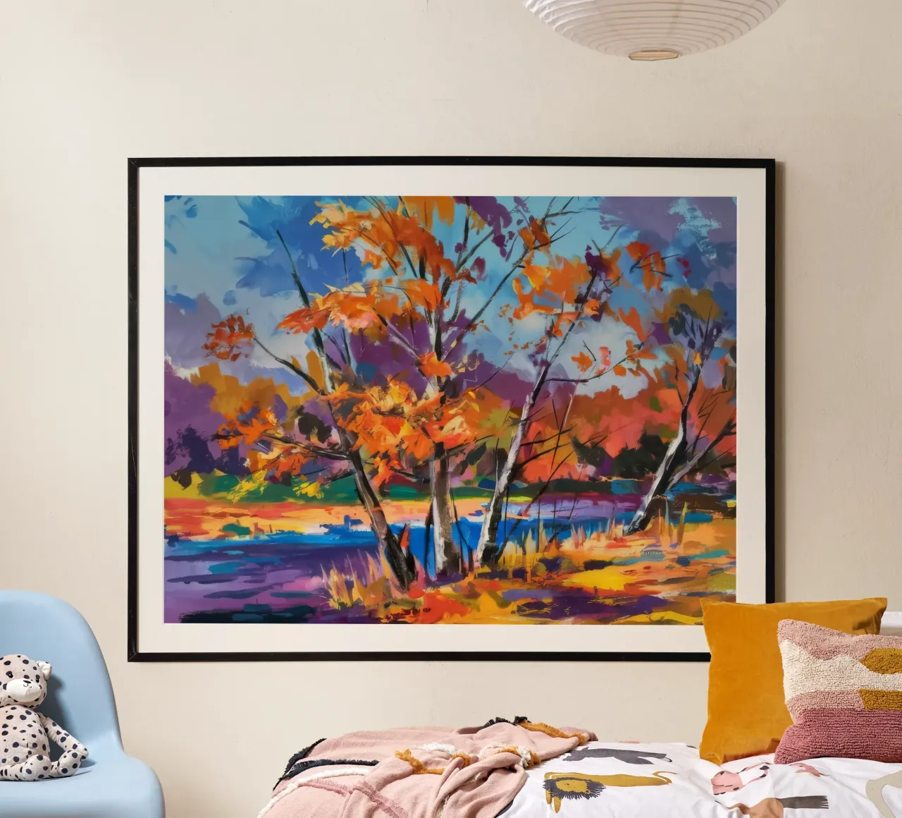 Betulla Fuoco d'Autunno carta hahnemühle da Radiance Landscape