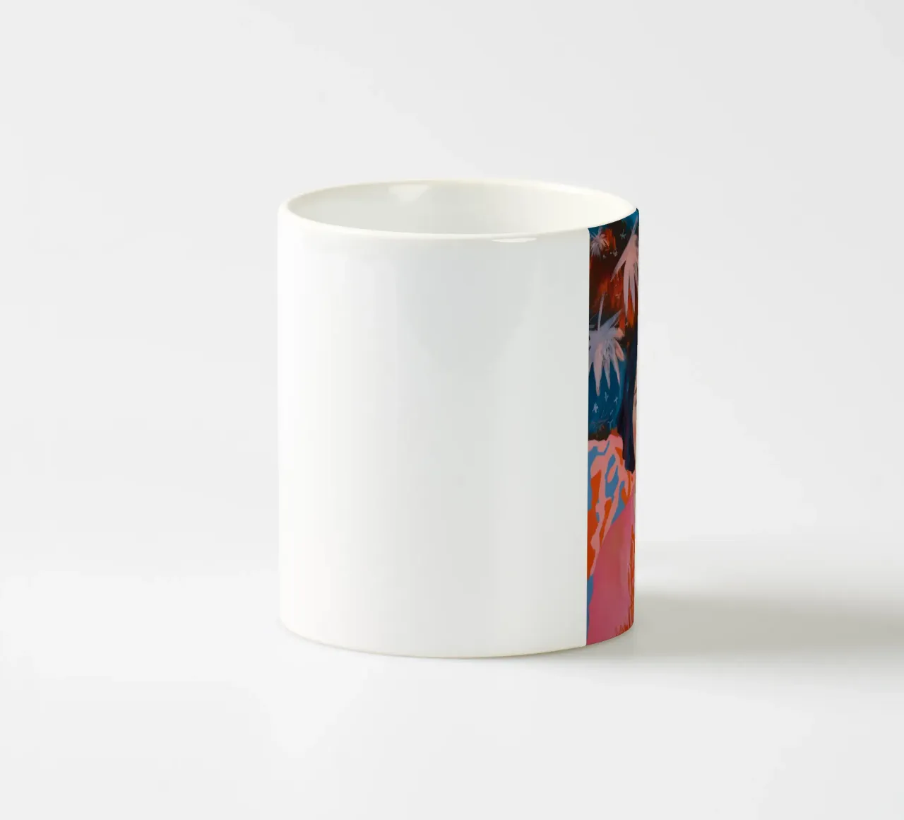 Petalo cosmico pop tazza in ceramica da Vivid Reverie